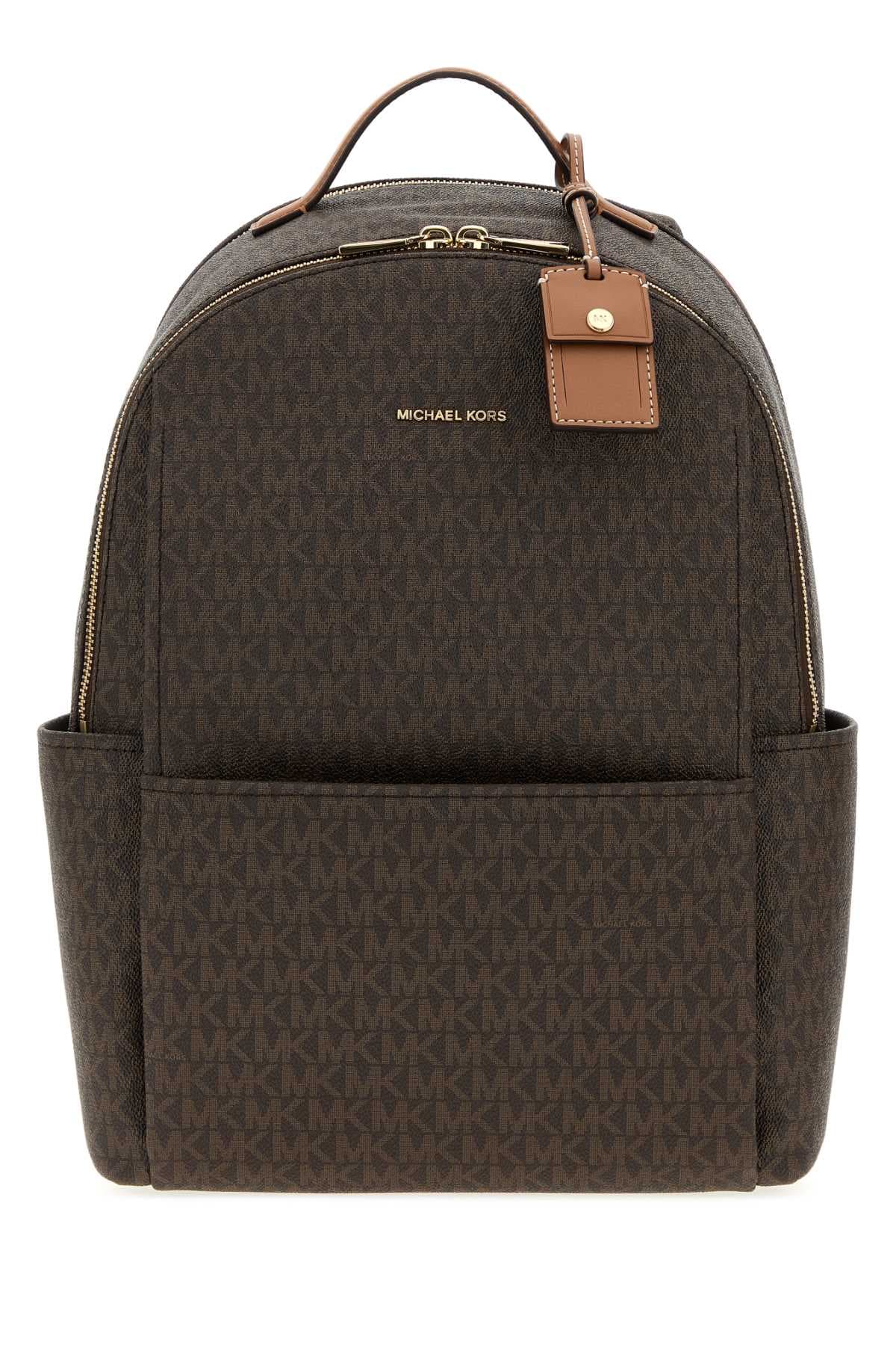 Printed canvas medium Sable backpack