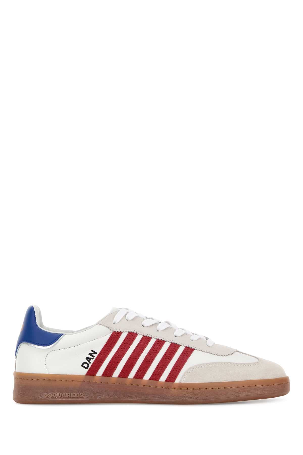 White leather Boxer sneakers