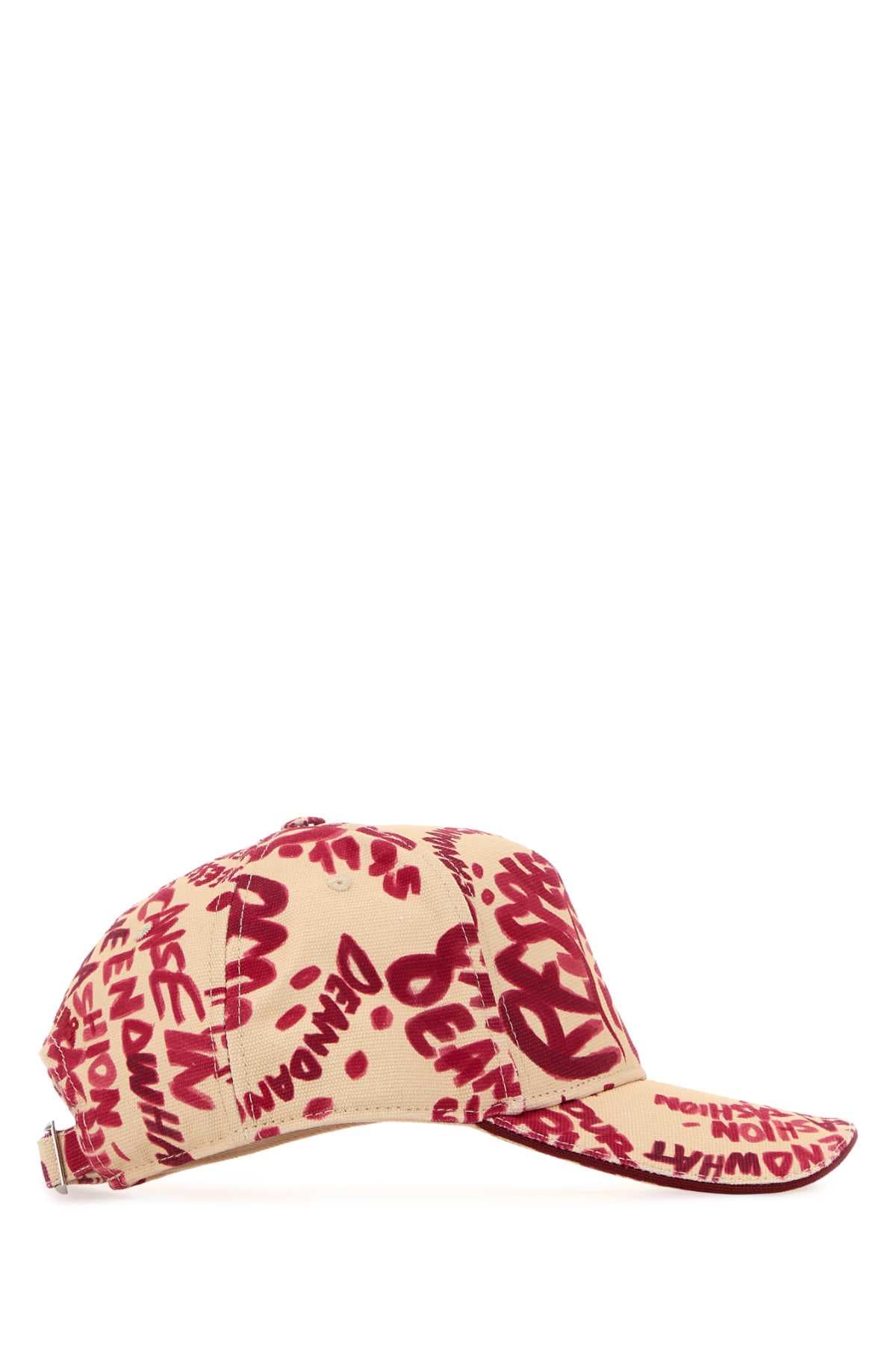 Printed denim Rebel Hibiscus baseball cap - мініатюра 2