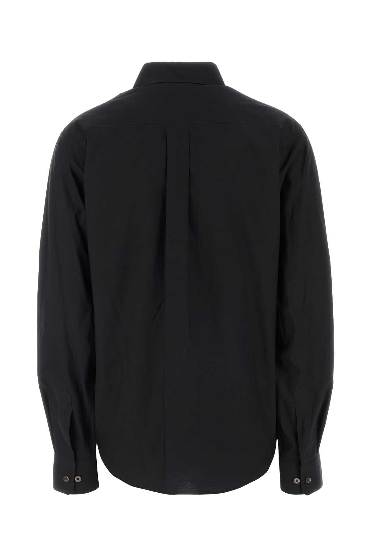 Black poplin shirt - мініатюра 2