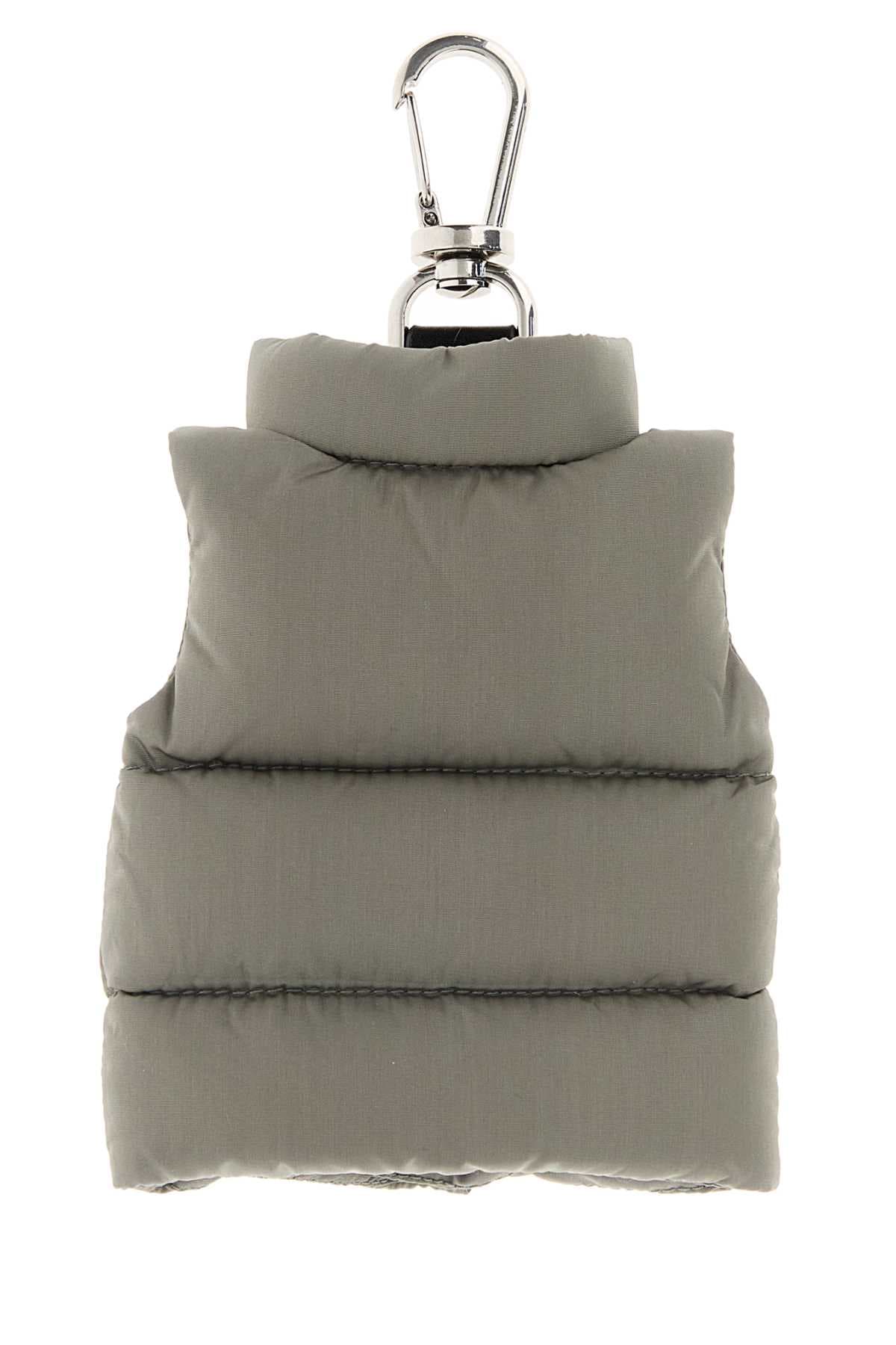 Grey fabric key ring - мініатюра 2