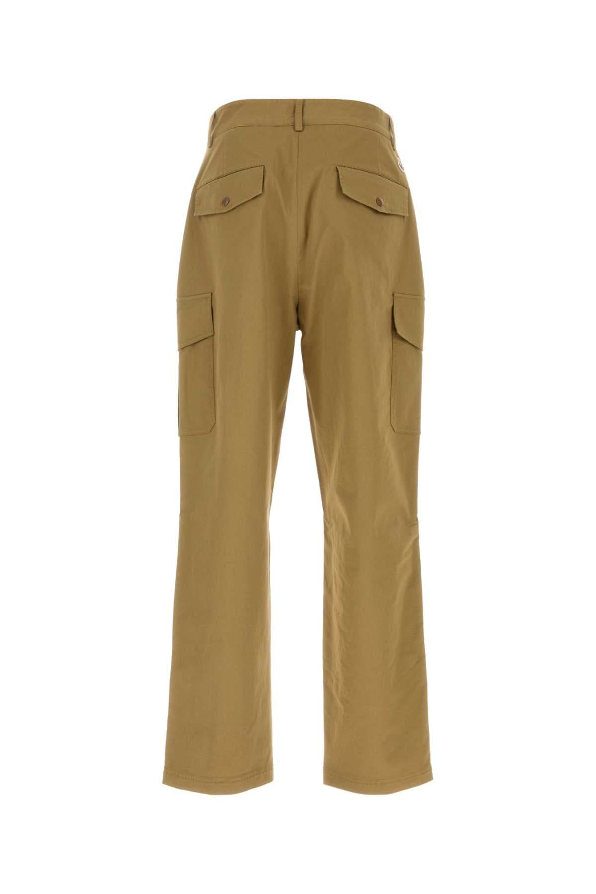 Beige stretch cotton cargo pant - мініатюра 2