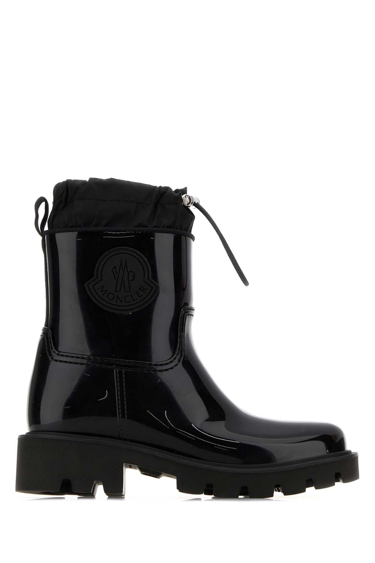 Black rubber Kick Stream ankle boots