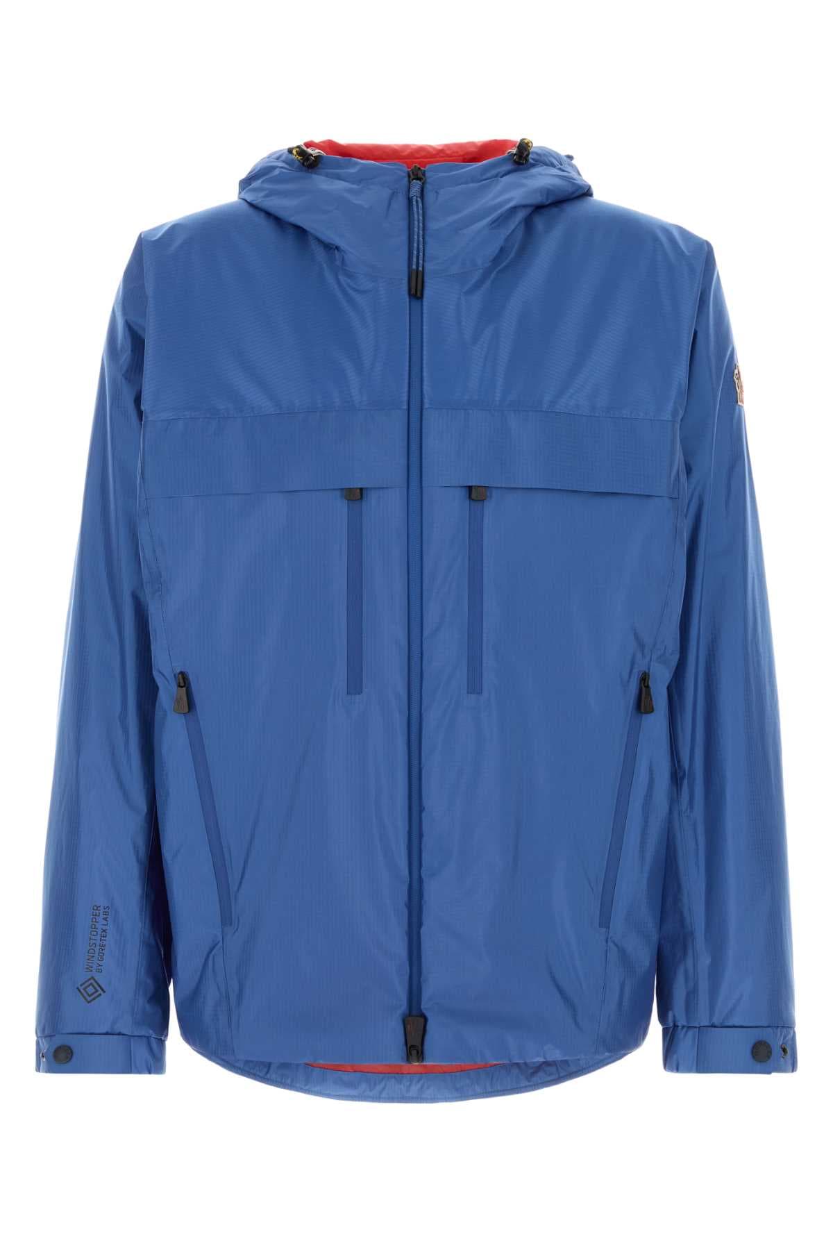 Blue polyester Thurn down jacket
