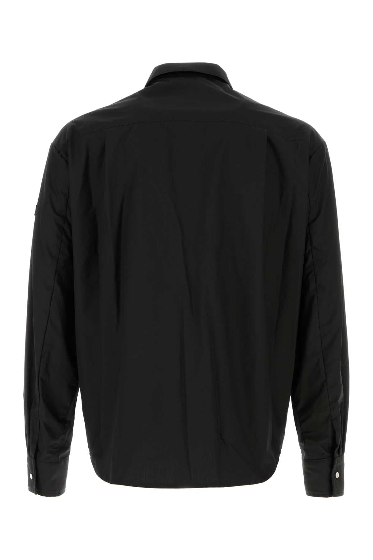 Black cotton blend Lamide shirt - мініатюра 2