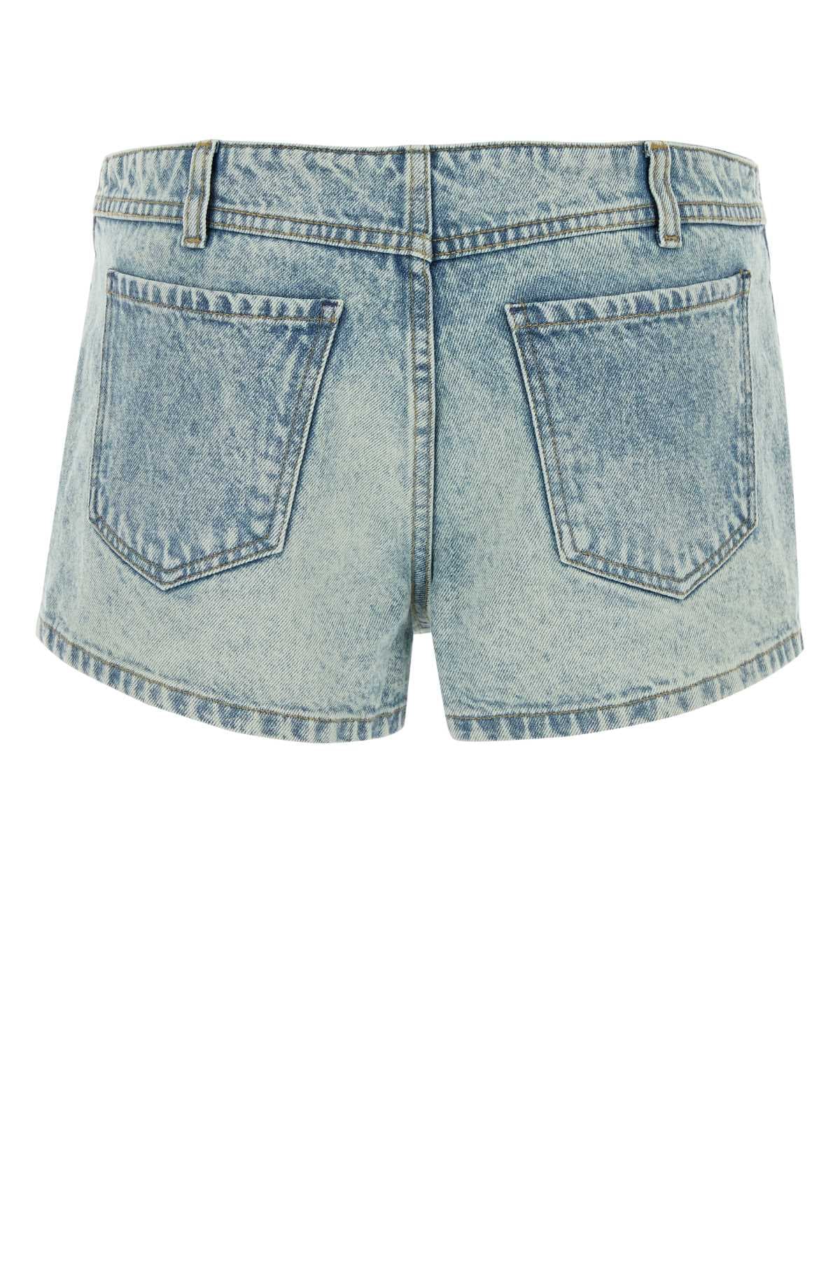Denim Flor shorts - мініатюра 2