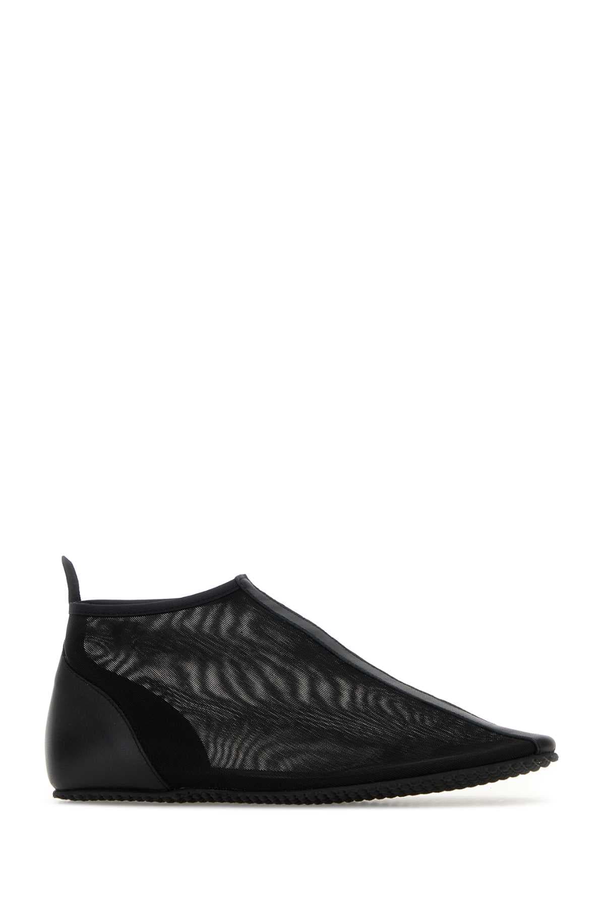Black mesh slip ons - мініатюра 2