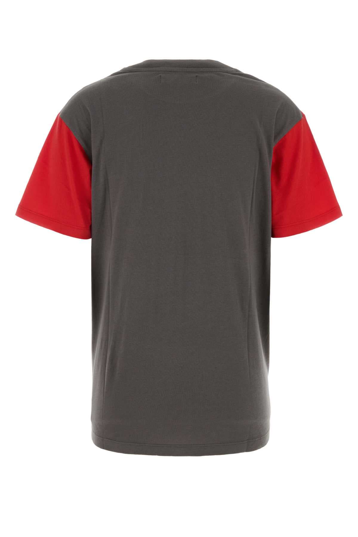 Dark grey cotton Sleeve t-shirt - мініатюра 2