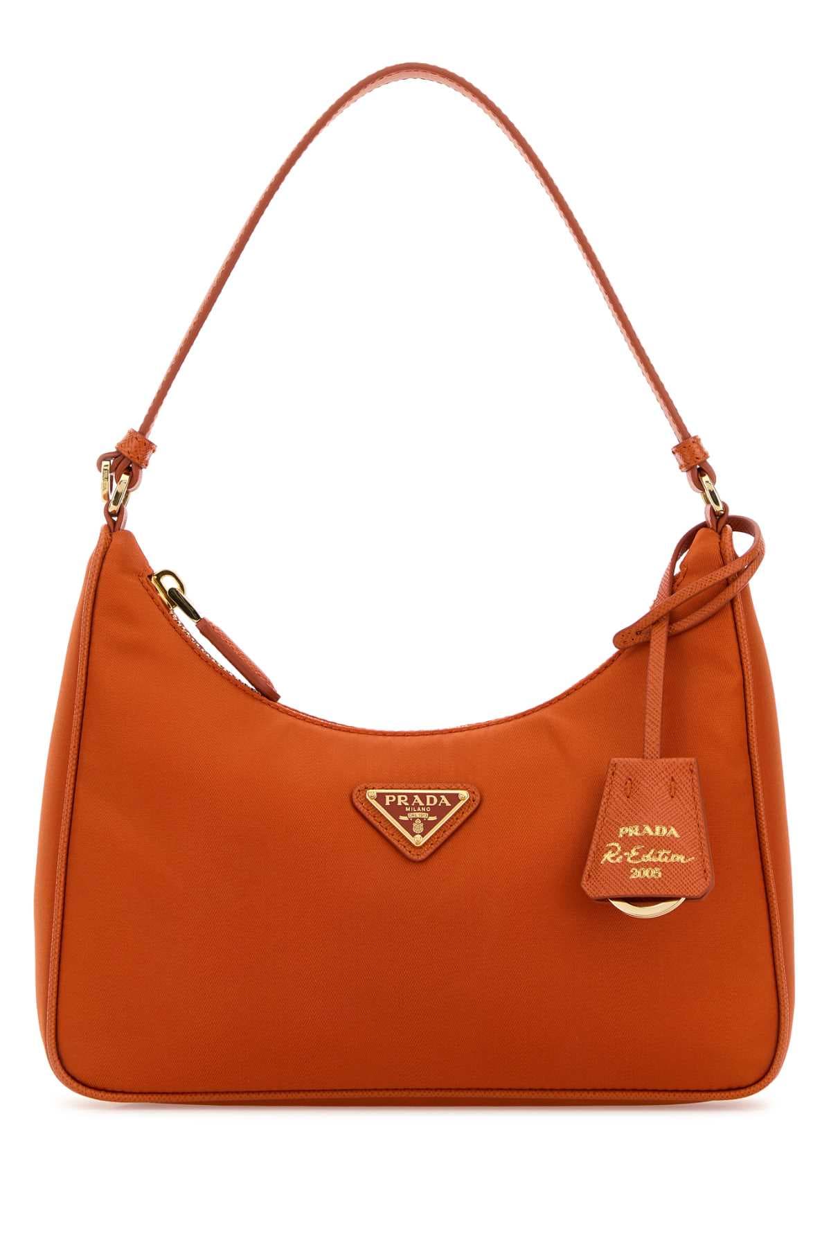 Orange Re-Nylon Prada Re-Edition 2005 shoulder bag