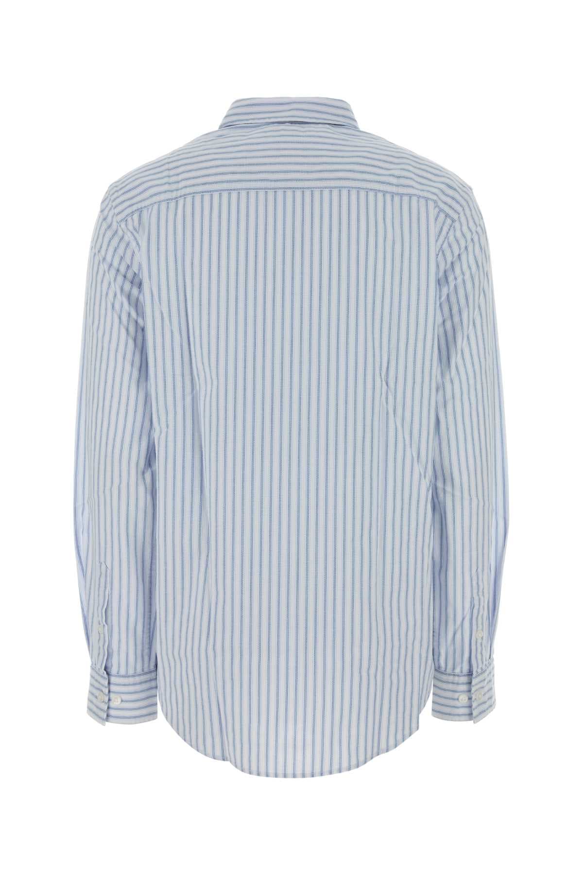 Embroidered stretch oxford shirt - мініатюра 2