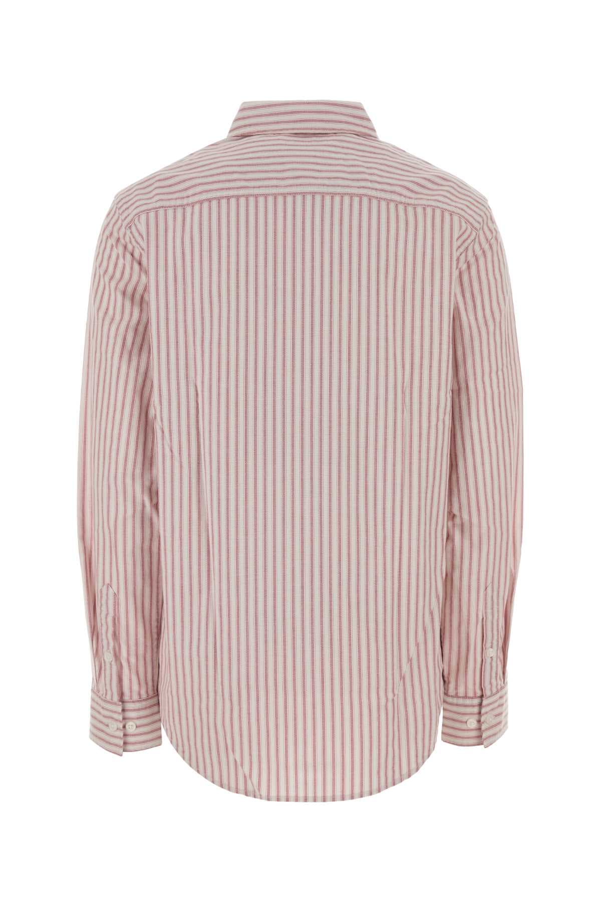 Embroidered stretch oxford shirt - мініатюра 2