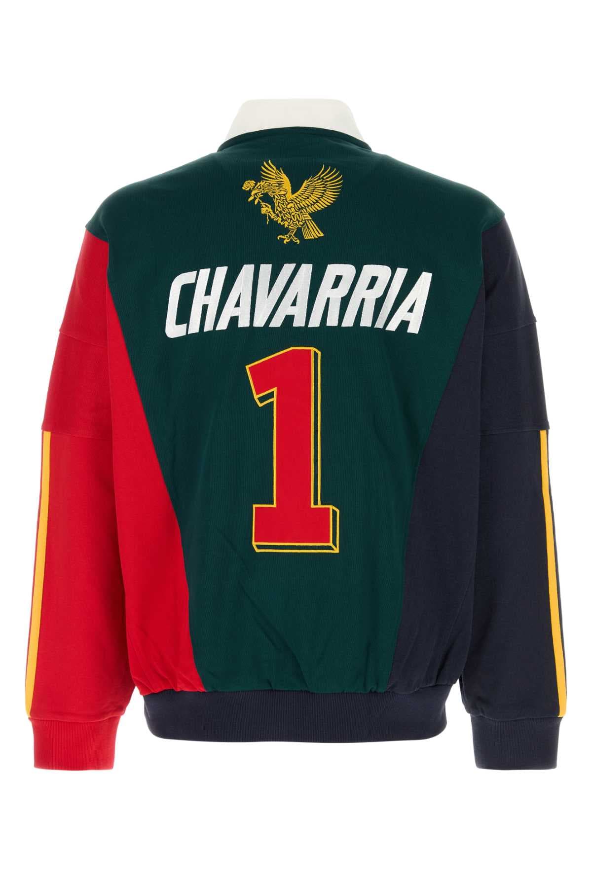Two-tone cotton blend Adidas by Willy Chavarria Watsonville sweatshirt - мініатюра 2