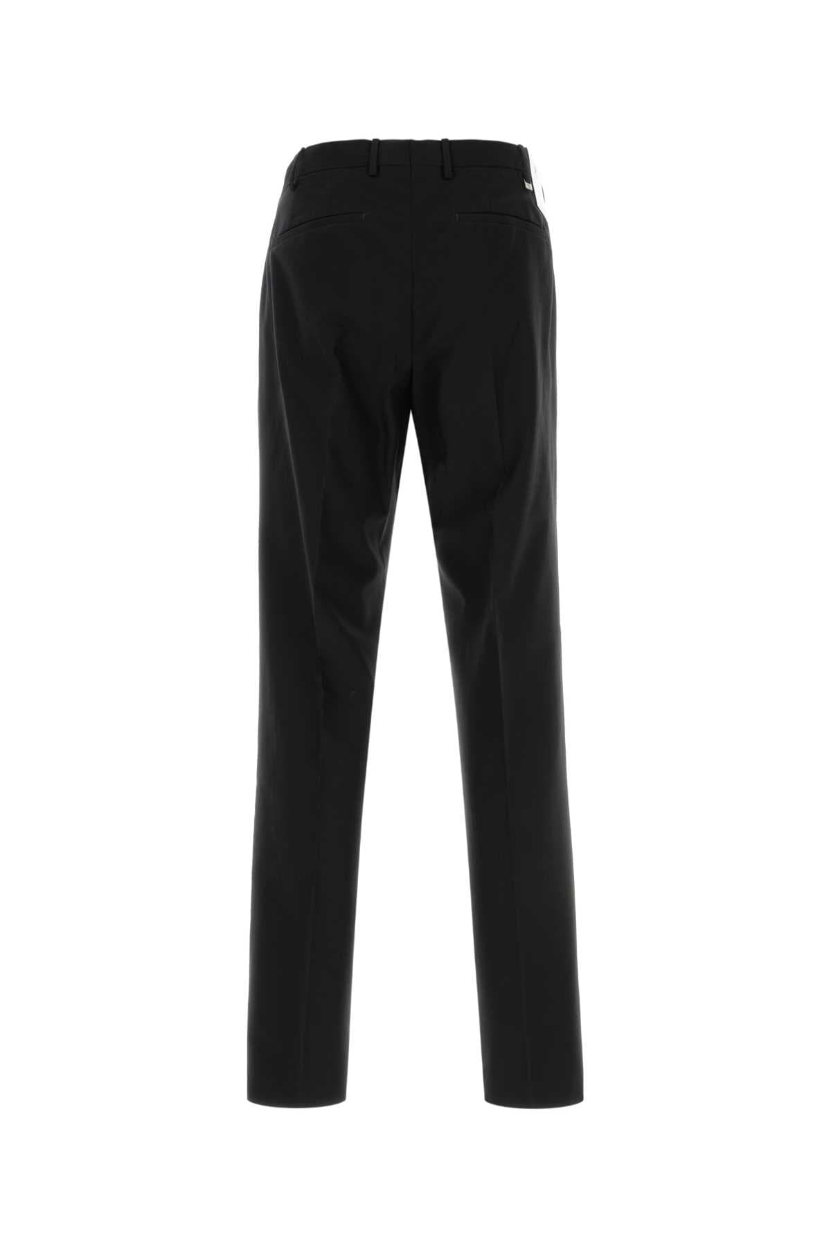 Black cotton blend Edge pant - мініатюра 2