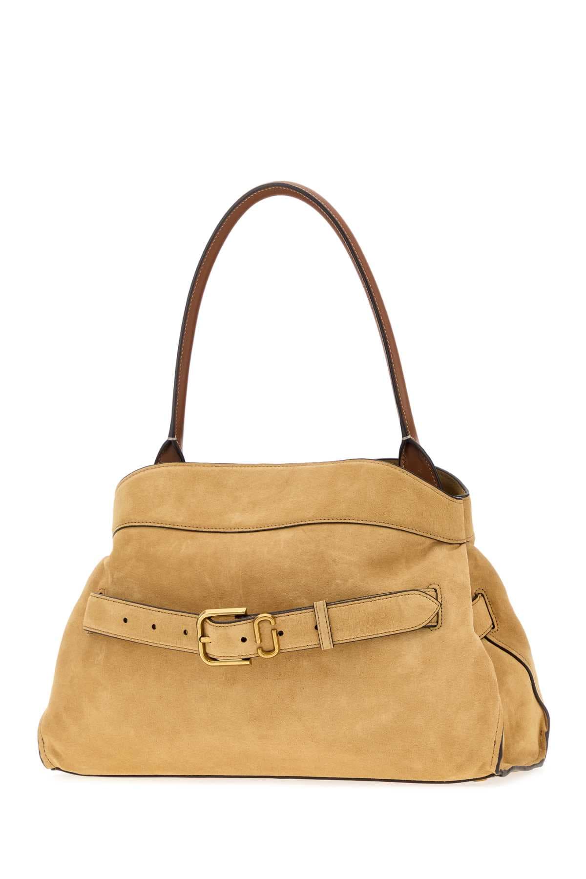Beige suede The Dakota shoulder bag - мініатюра 2