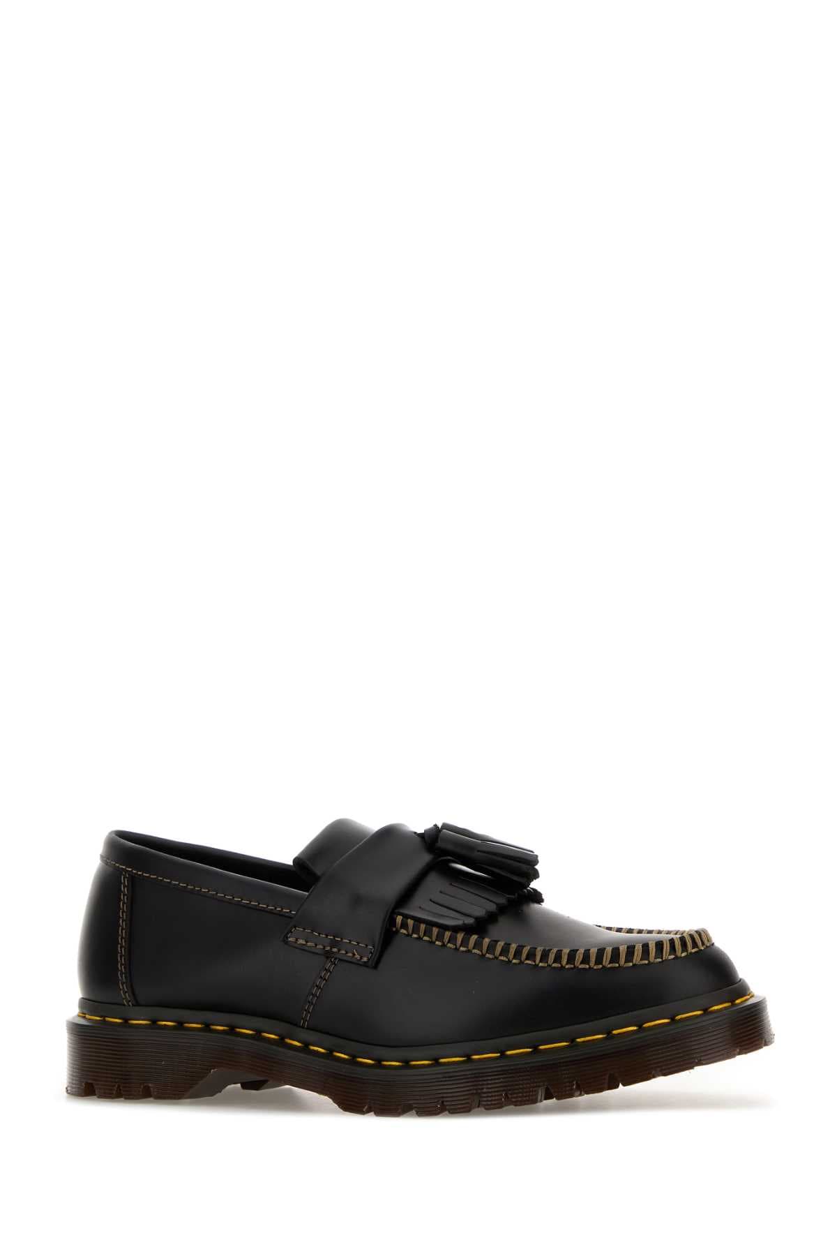 Black leather Adrian Ben loafers - мініатюра 2