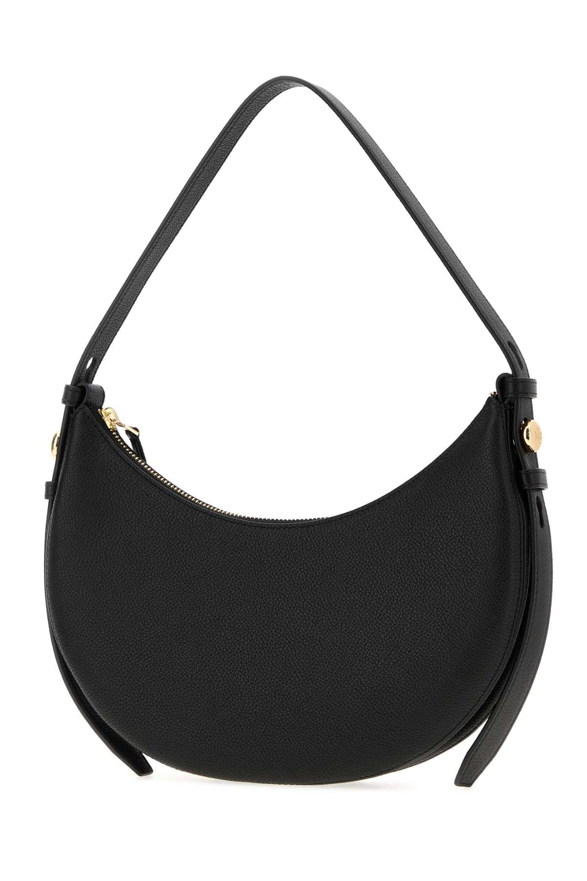 Black leather Romy shoulder bag - мініатюра 2