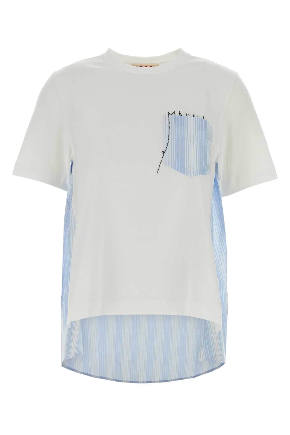White cotton t-shirt