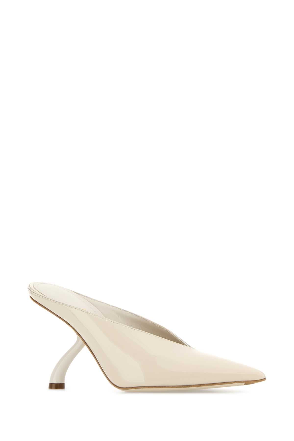 Ivory leather Itaca sabot - мініатюра 2