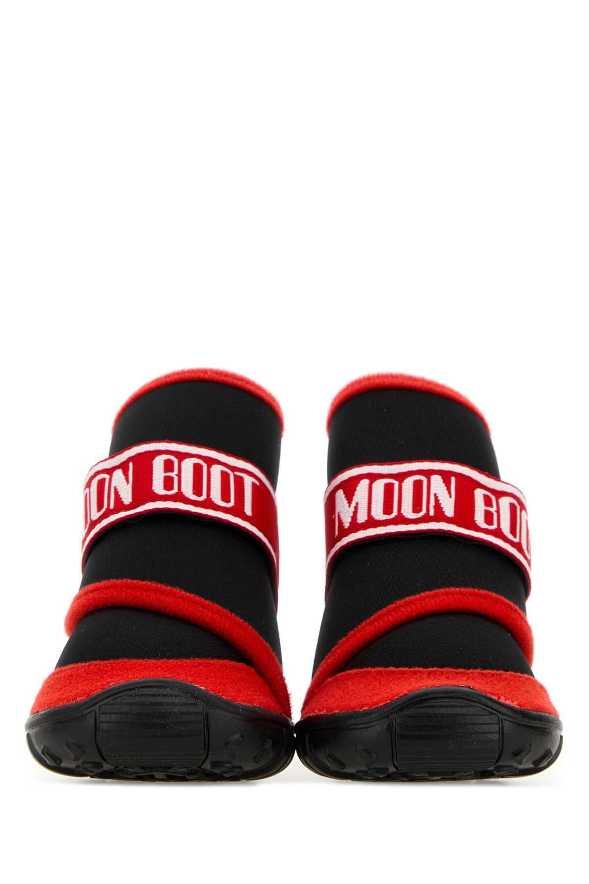 Two-tone fabric Poldo Dog Couture x Moonboot dog shoes