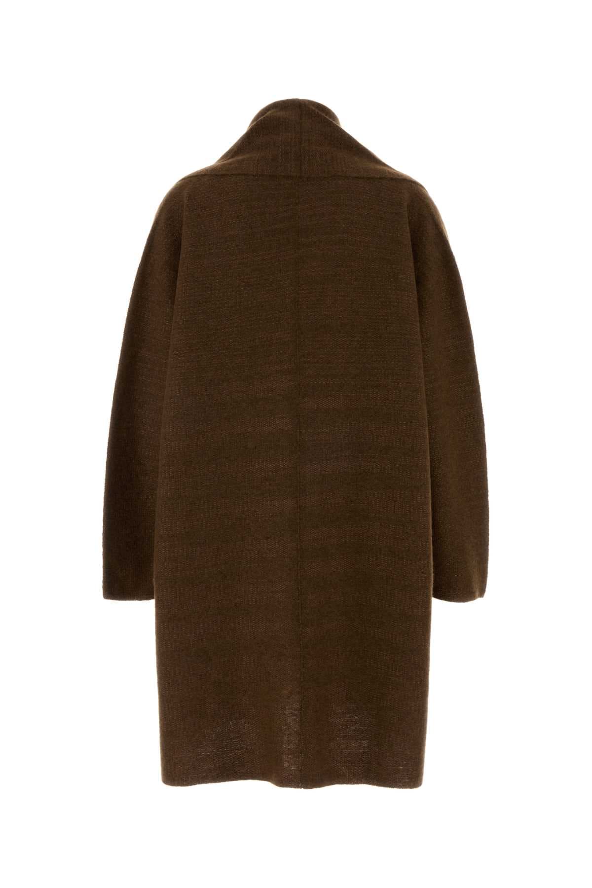 Chocolate cashmere blend Novaan cardigan - мініатюра 2