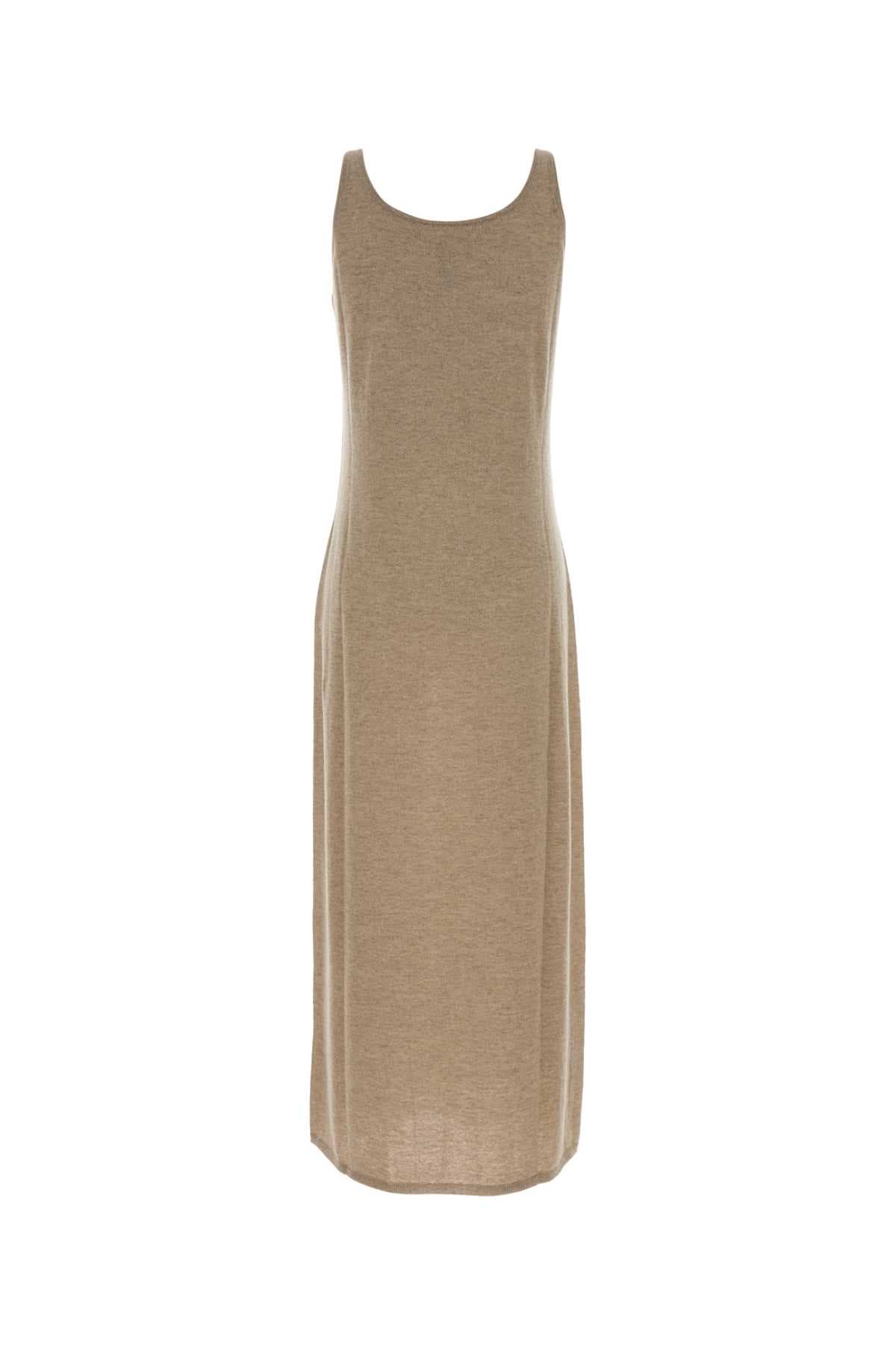 Beige cashmere Nareen dress - мініатюра 2