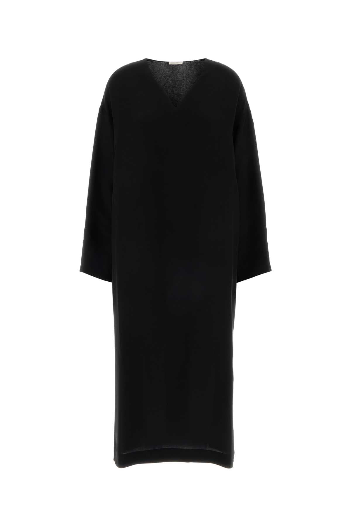 Black crepe Heloise dress
