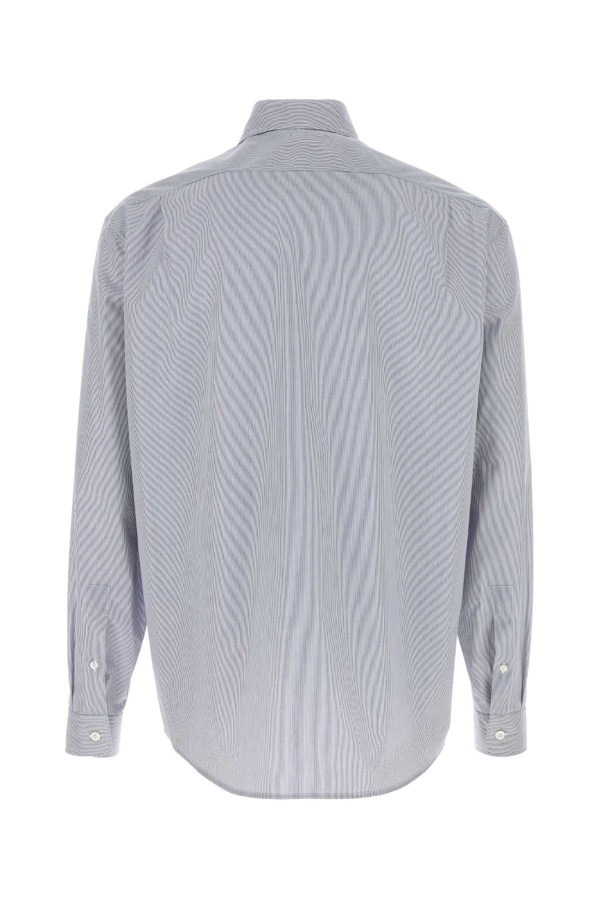 Embroidered poplin Pompeo shirt - мініатюра 2