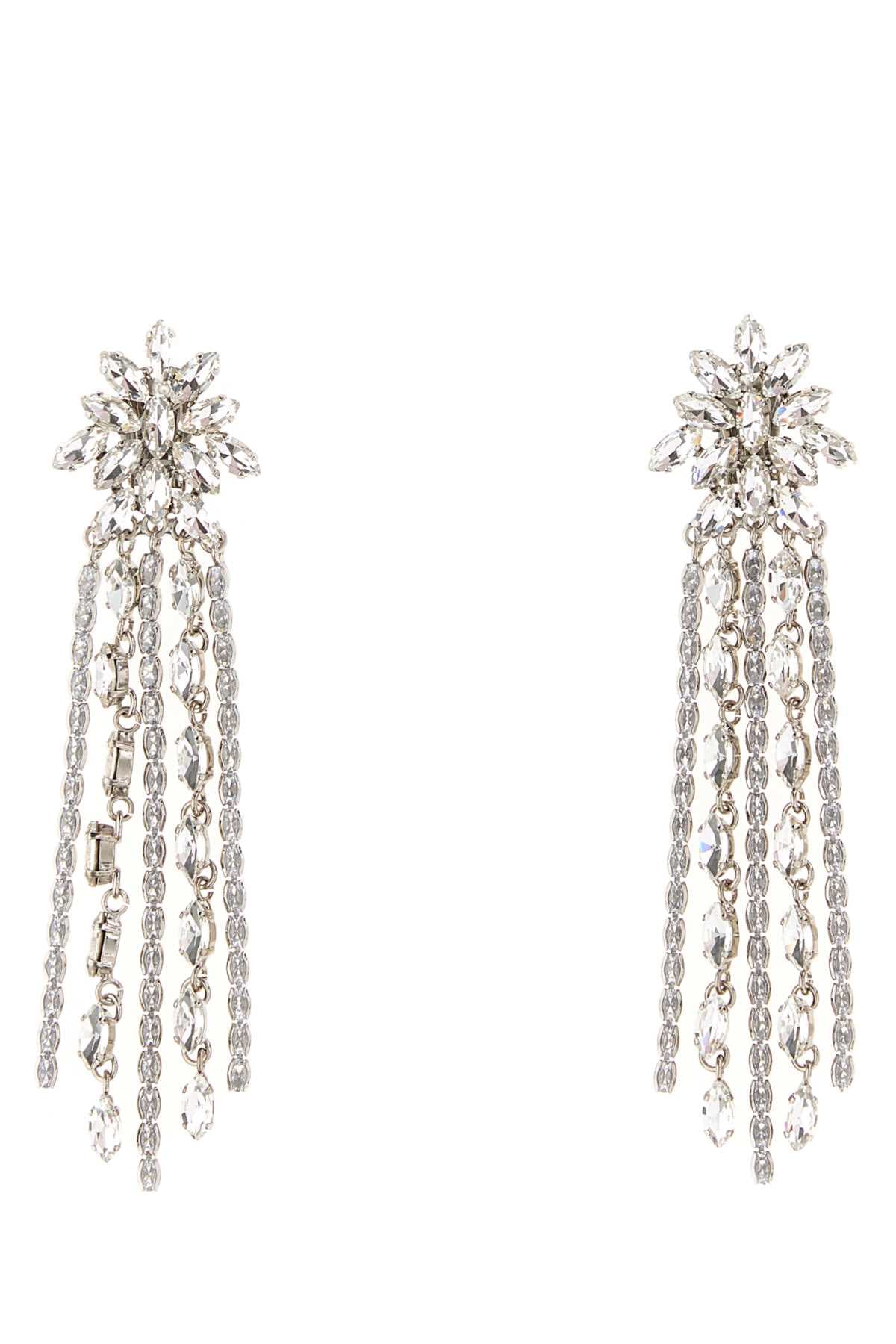 Embellished metal earrings
