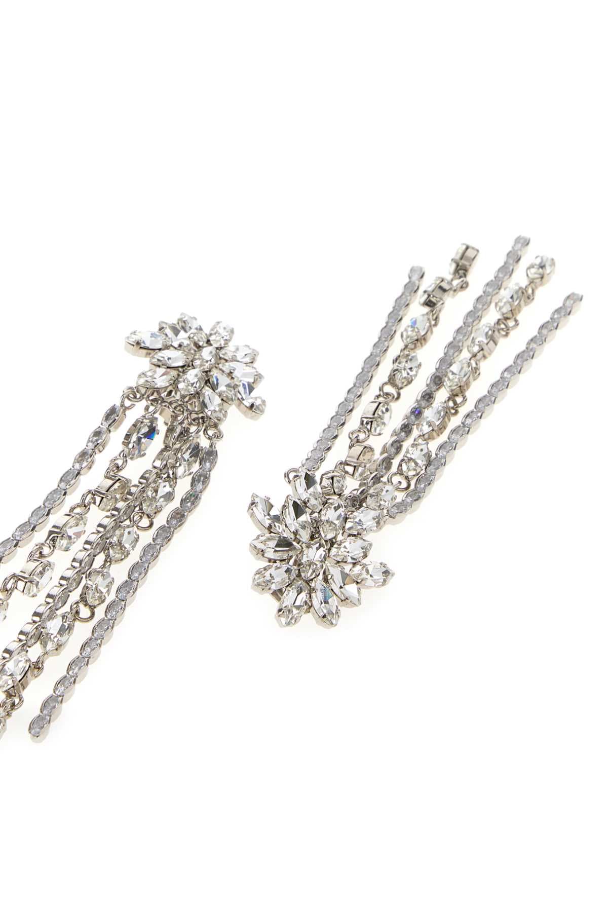 Embellished metal earrings - мініатюра 2