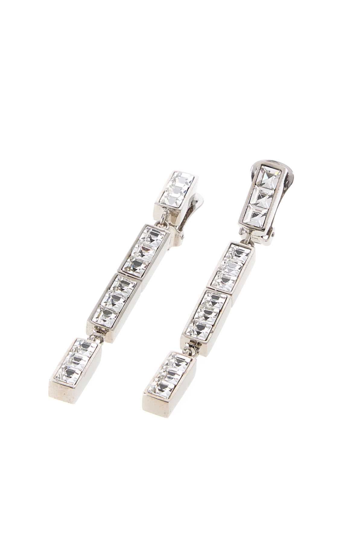 Embellished metal earrings - мініатюра 2