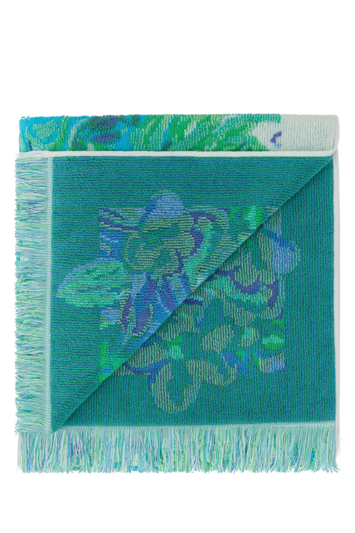 Embroidered terry fabric Chloé Wild Flowers beach towel - мініатюра 2