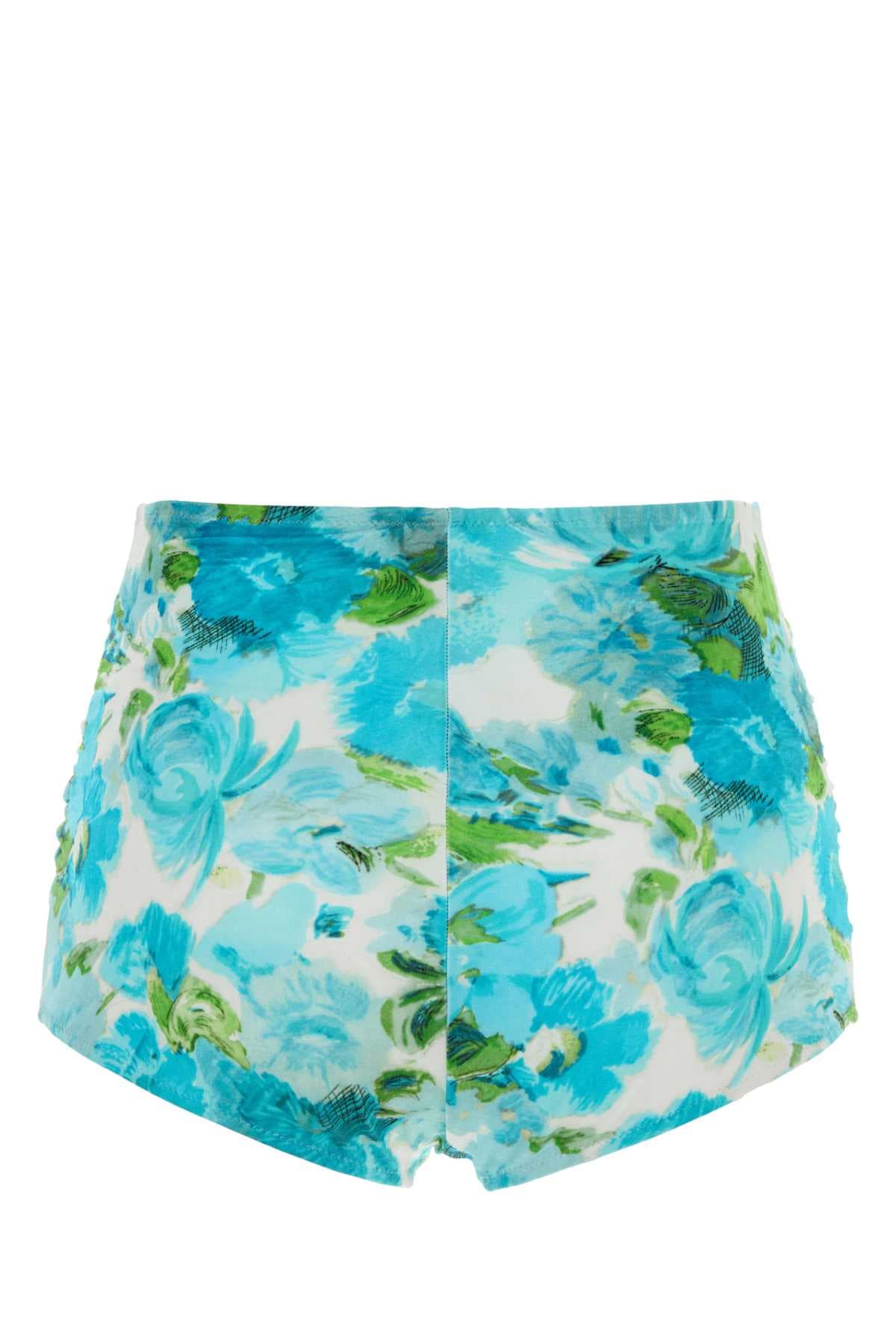 Printed stretch nylon bikini bottom - мініатюра 2