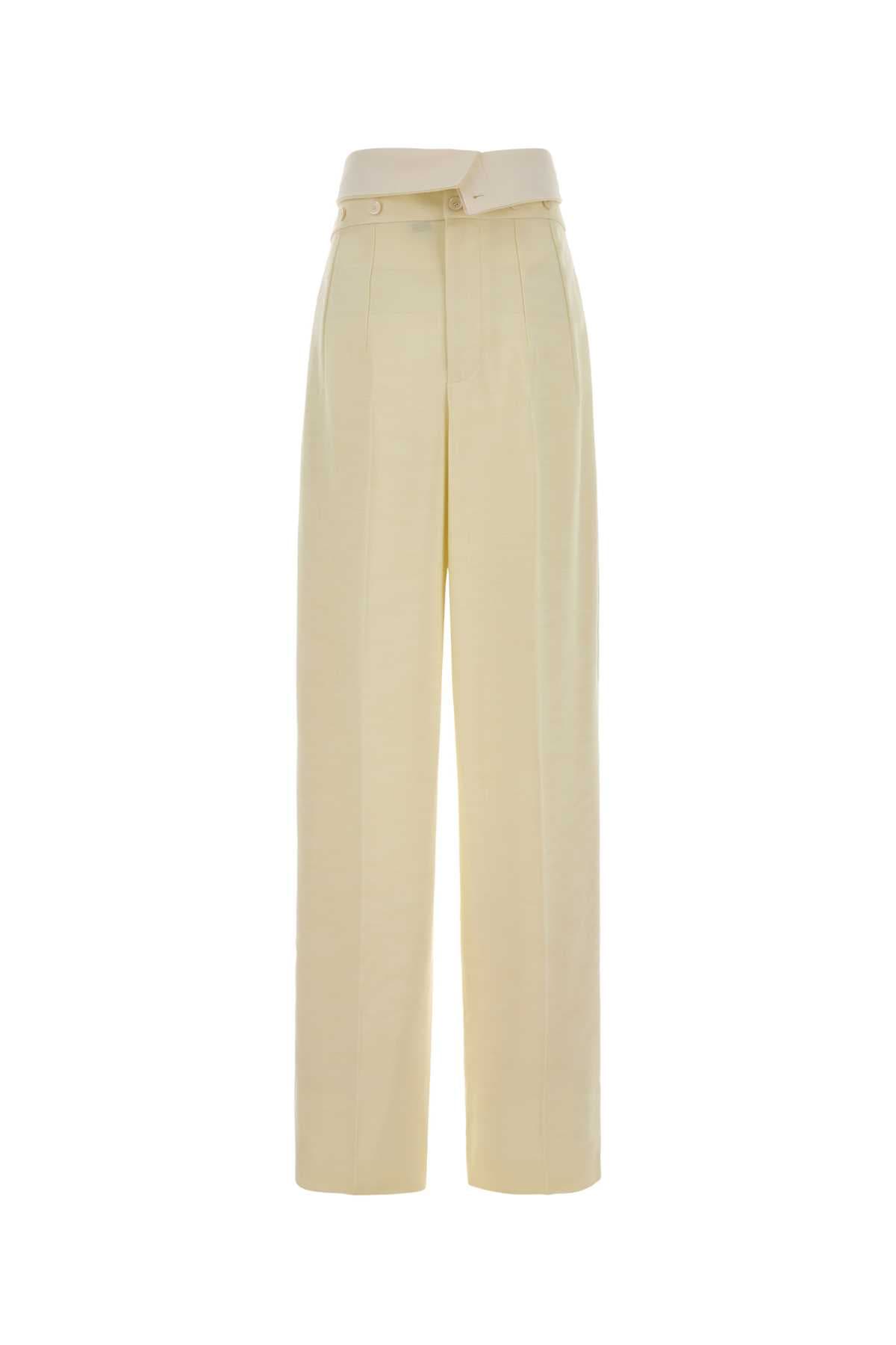 Cream gabardine Orchidè pant - мініатюра 2