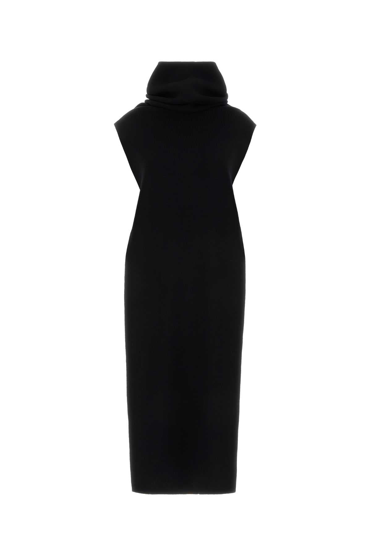Black cashmere blend top