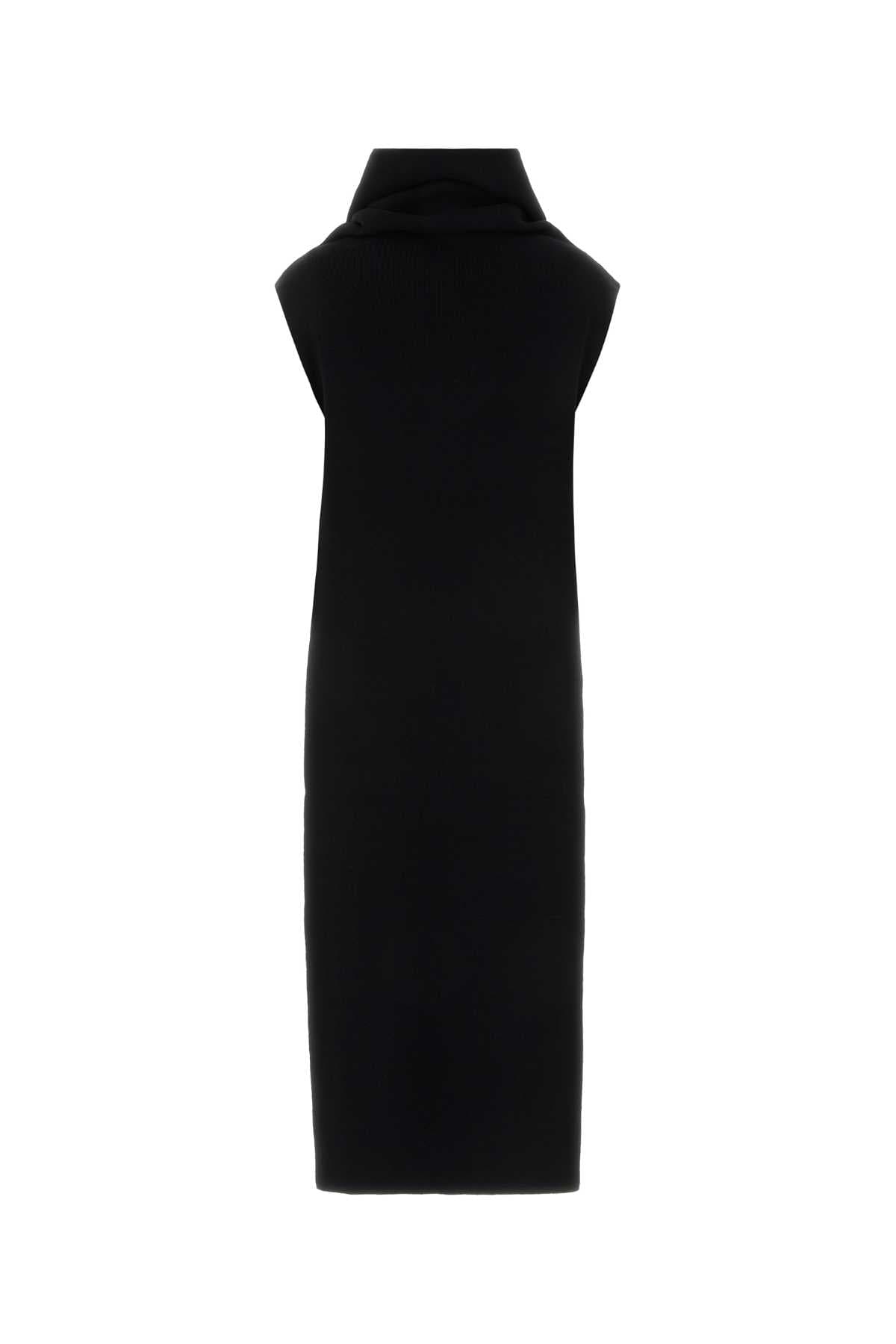 Black cashmere blend top - мініатюра 2