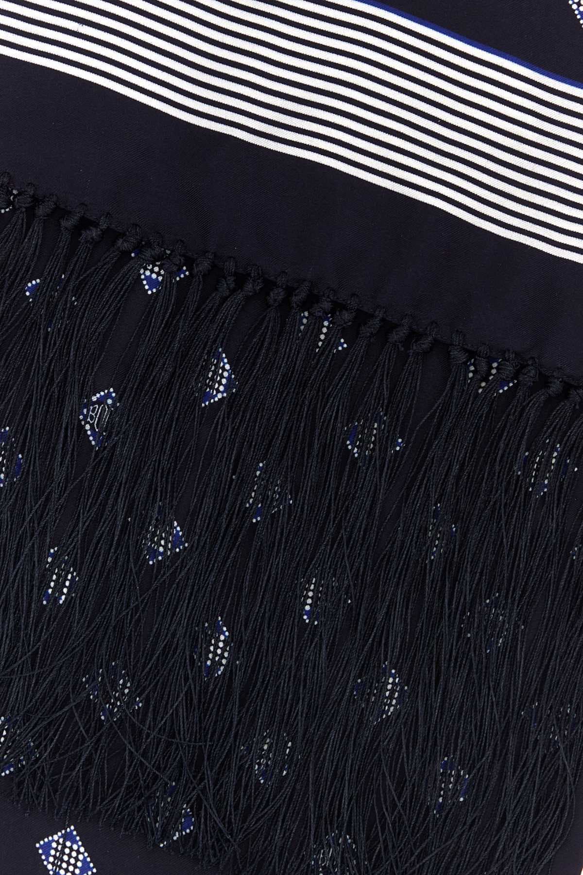 Printed silk scarf - мініатюра 2