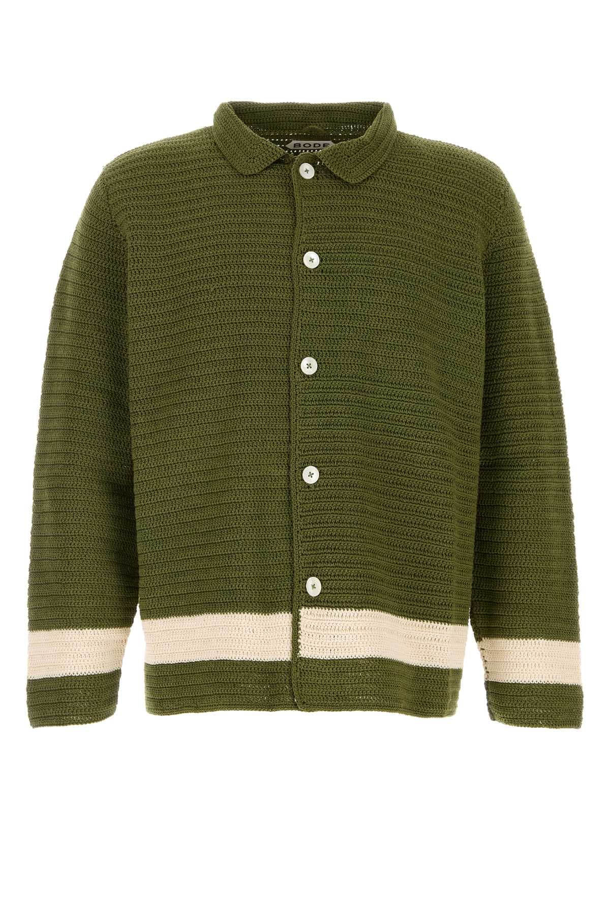 Green crochet Marsh shirt