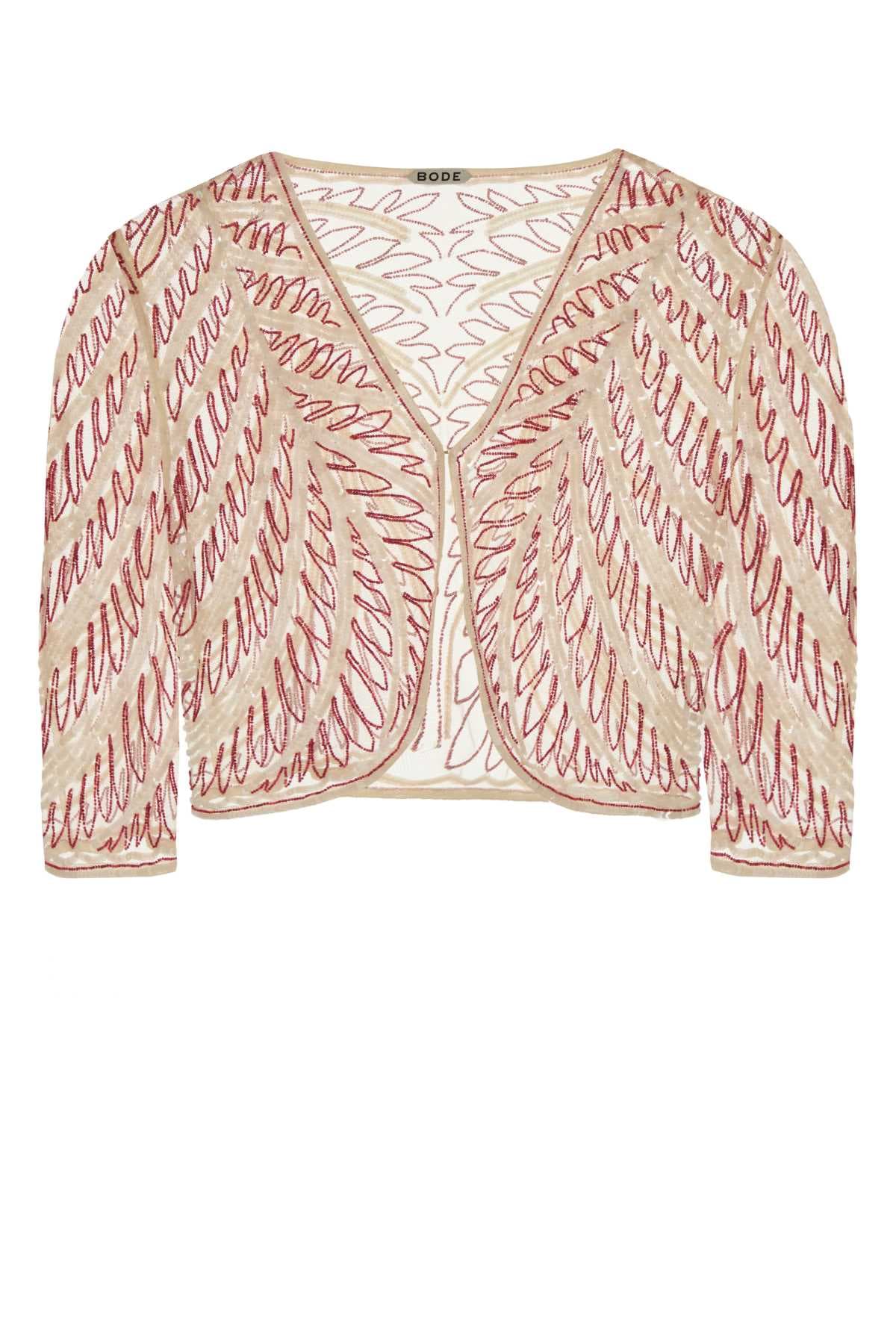 Embellished mesh Rita cardigan