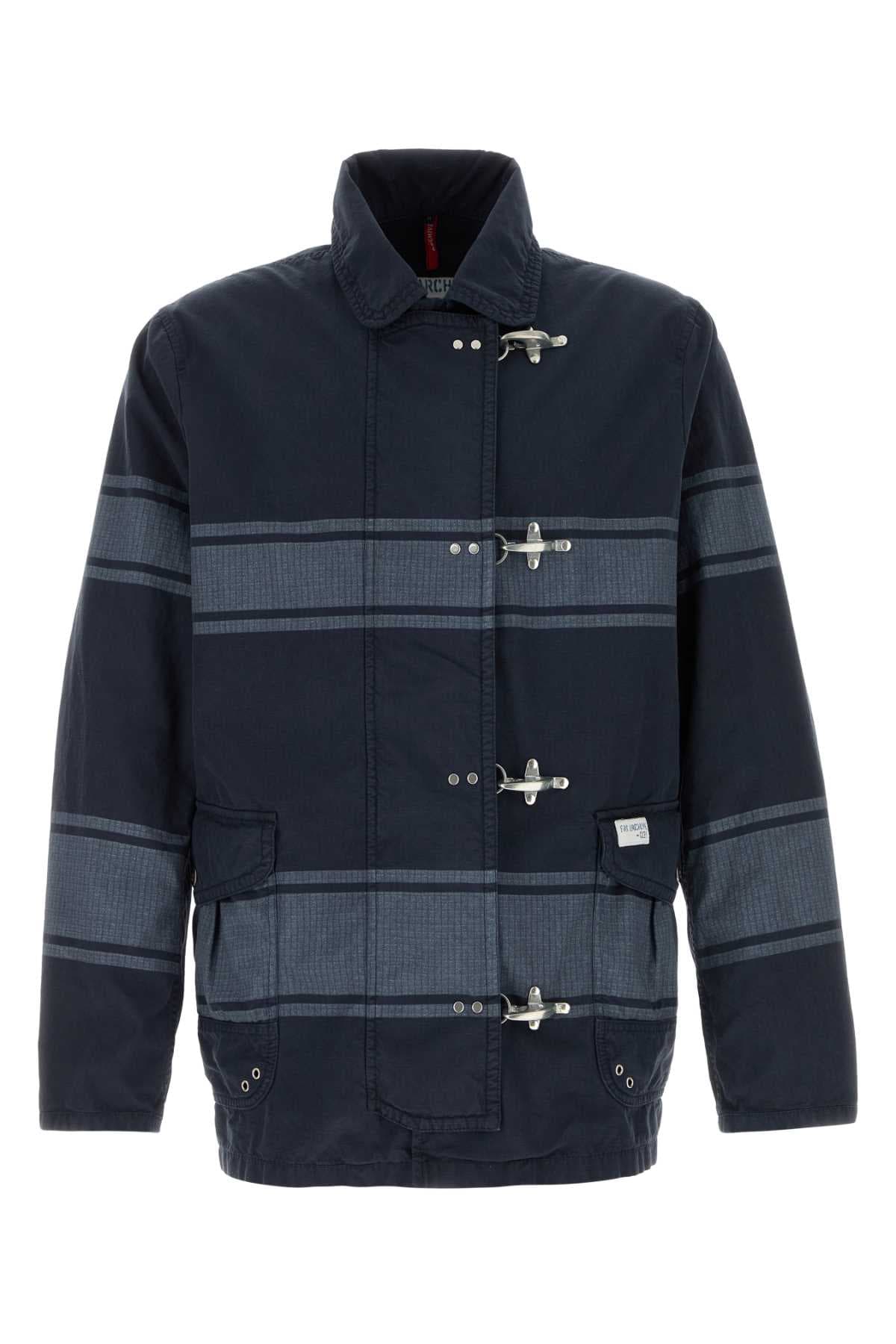 Two-tone cotton jacket