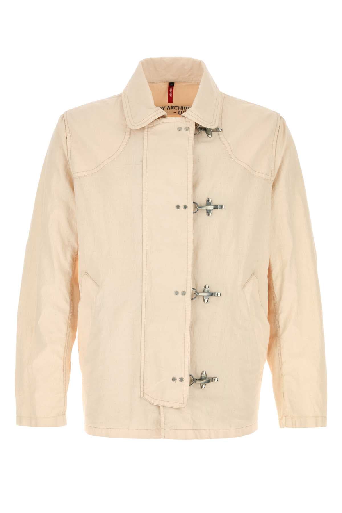 Light pink linen jacket