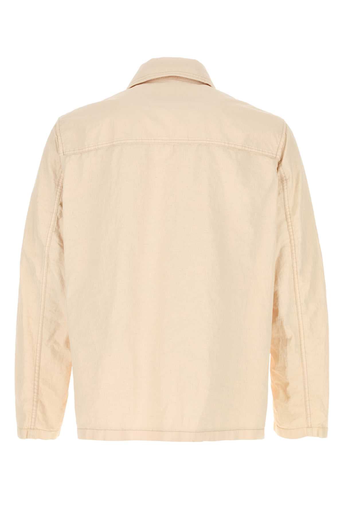 Light pink linen jacket - мініатюра 2
