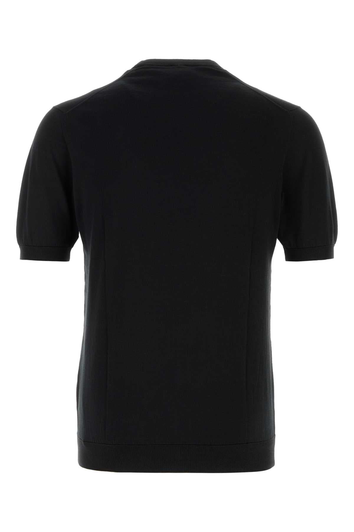 Black cotton sweater - мініатюра 2