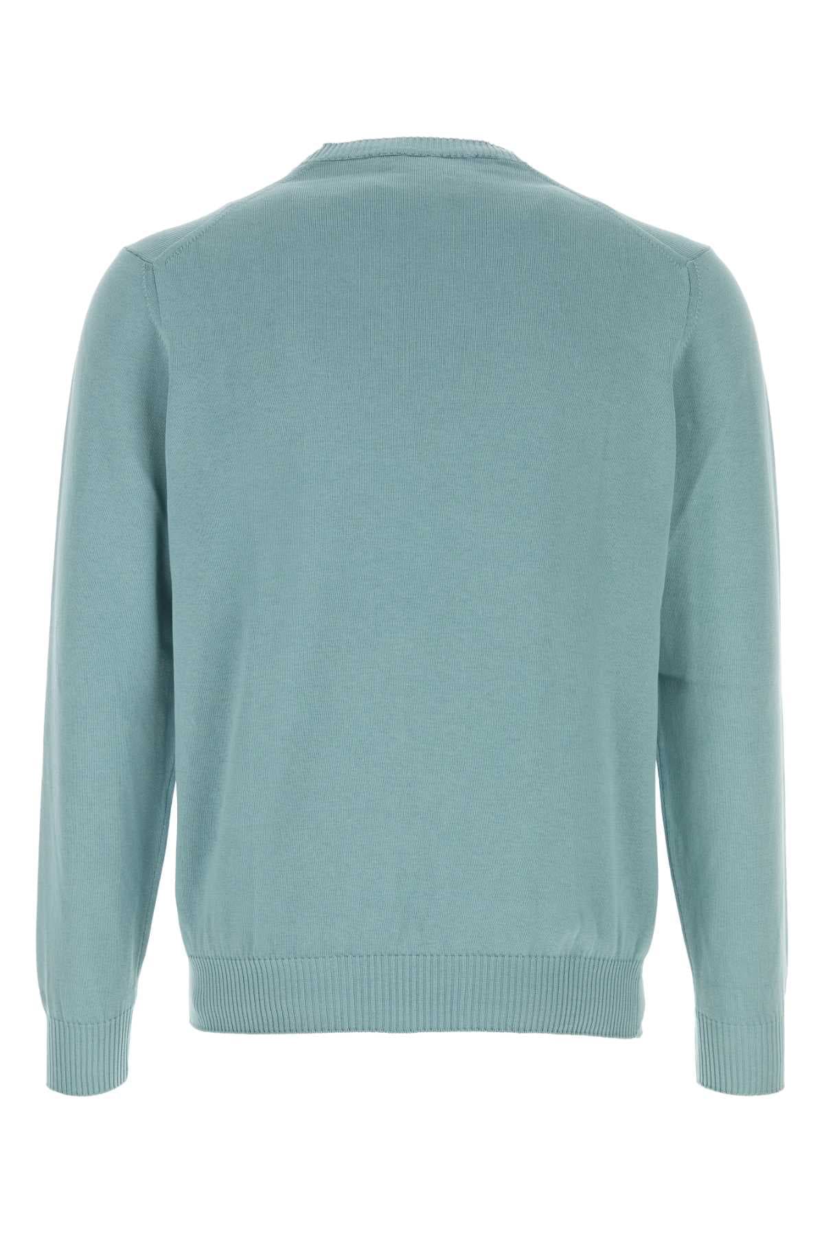 Light-blue cotton sweater - мініатюра 2