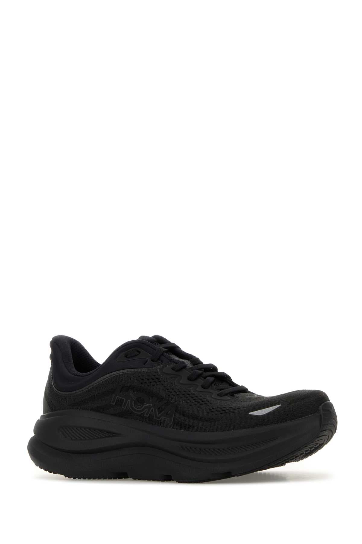 Black fabric W Bondi 9 sneakers - мініатюра 2