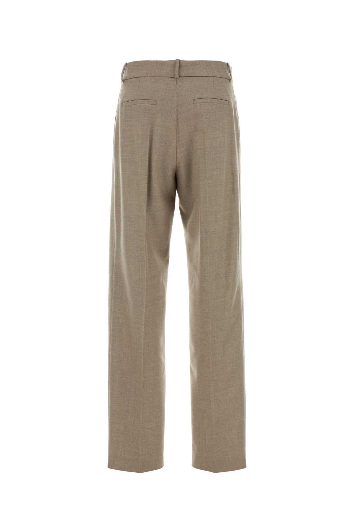 Dove grey stretch wool pant - мініатюра 2