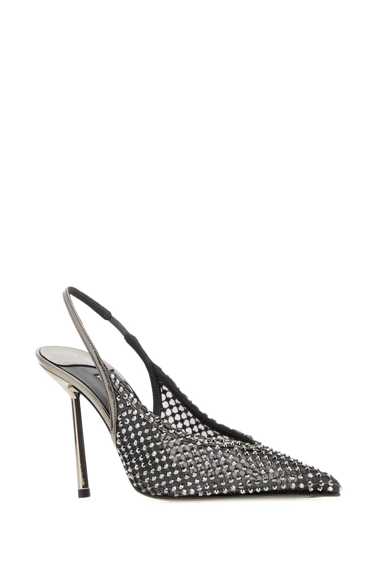 Embellished mesh Gilda pumps - мініатюра 2