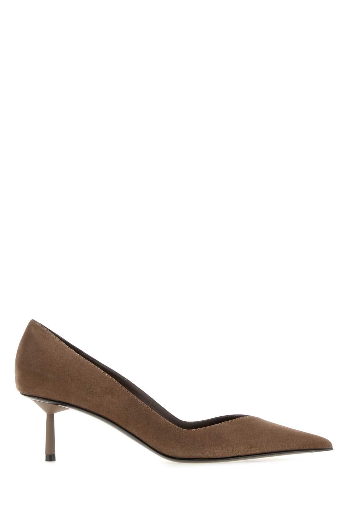 Mud suede Vivienne pumps