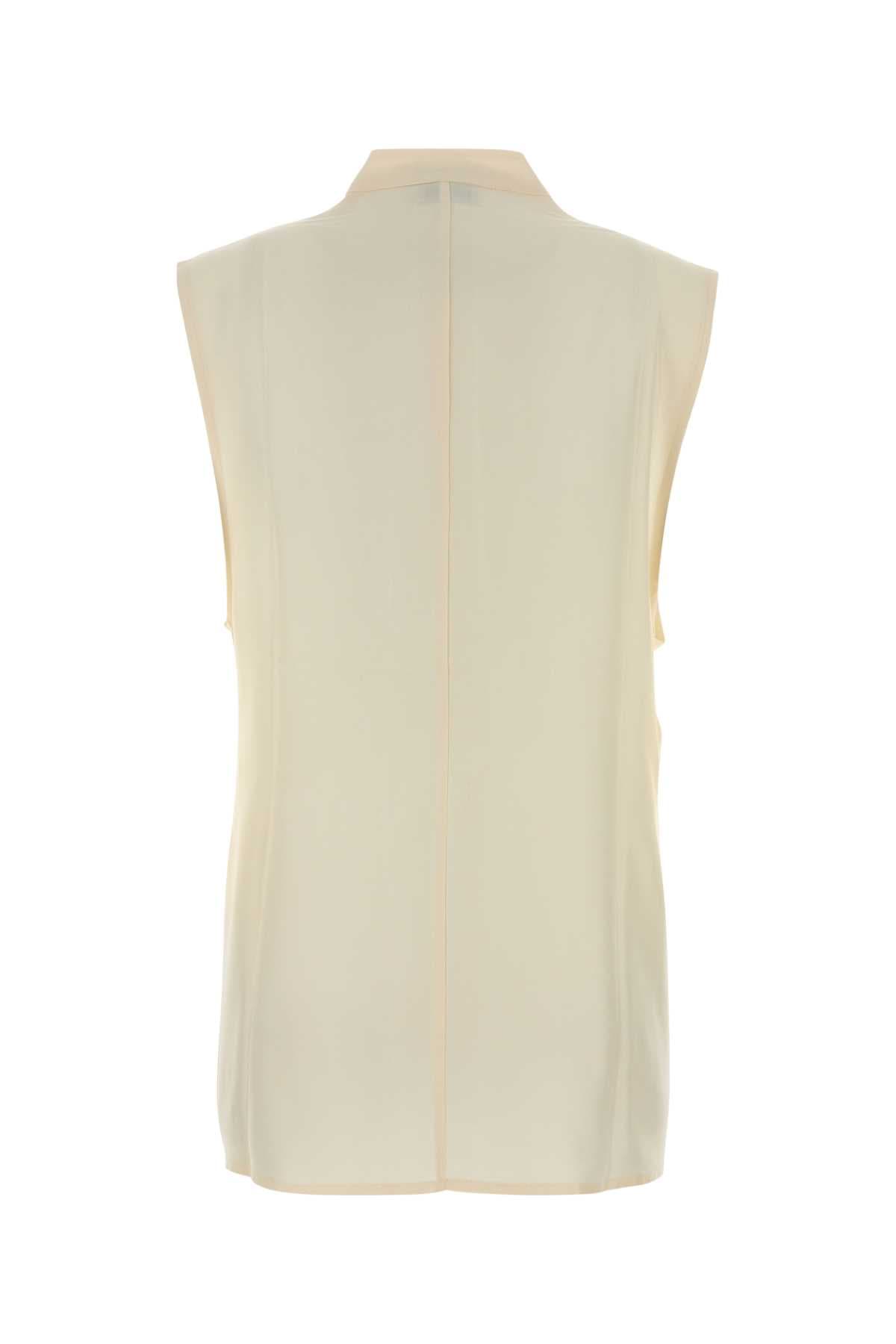 Cream silk shirt - мініатюра 2