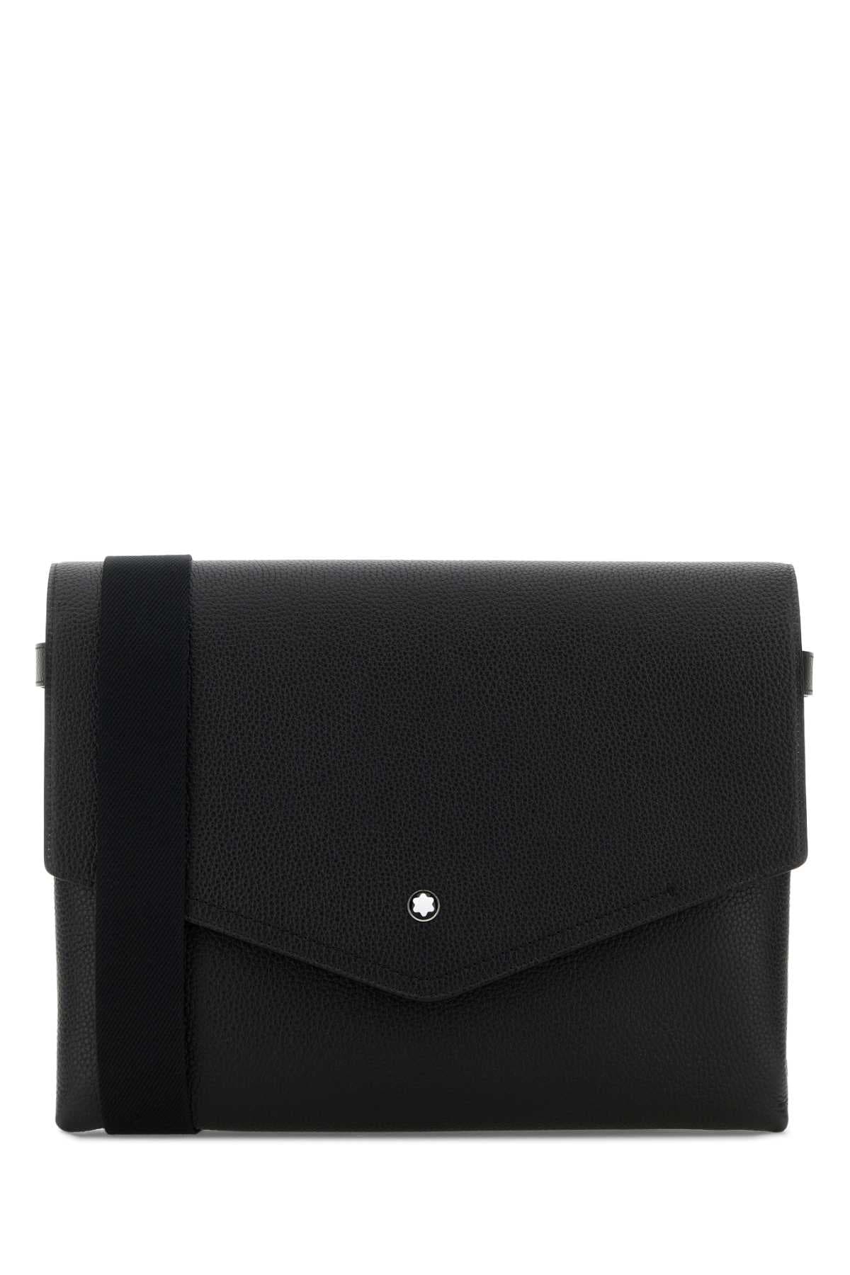 Black leather Companion crossbody bag