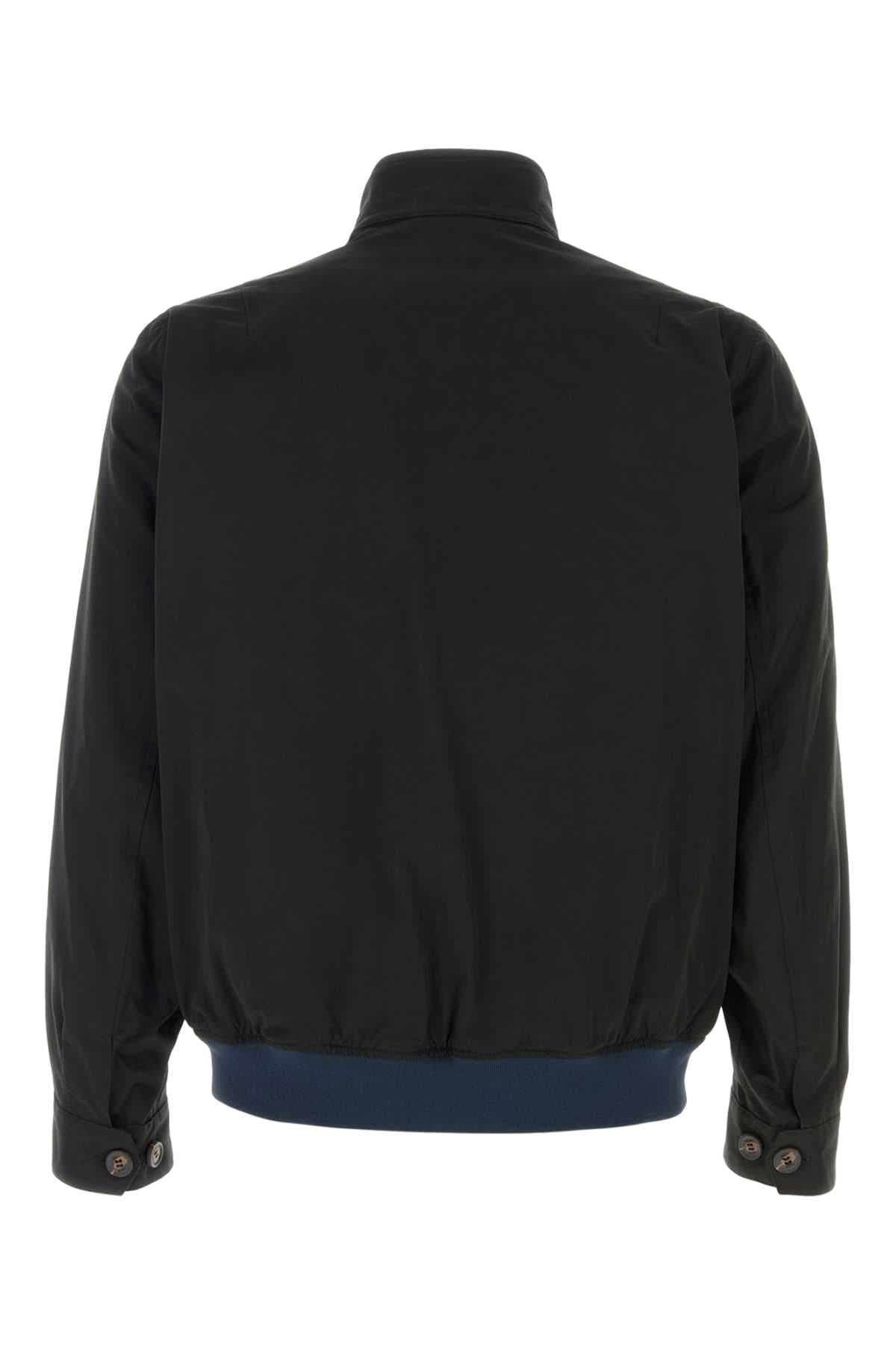 Navy blue cotton blend Arturo jacket - мініатюра 2